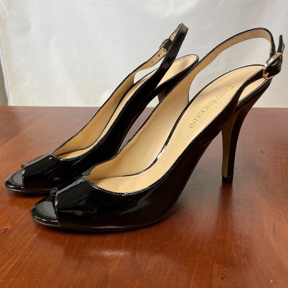 Black Patent Leather Heels